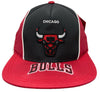 Mitchell & Ness Black/Red NBA Chicago Bulls Freethrow HWC Snapback Hat - OSFA