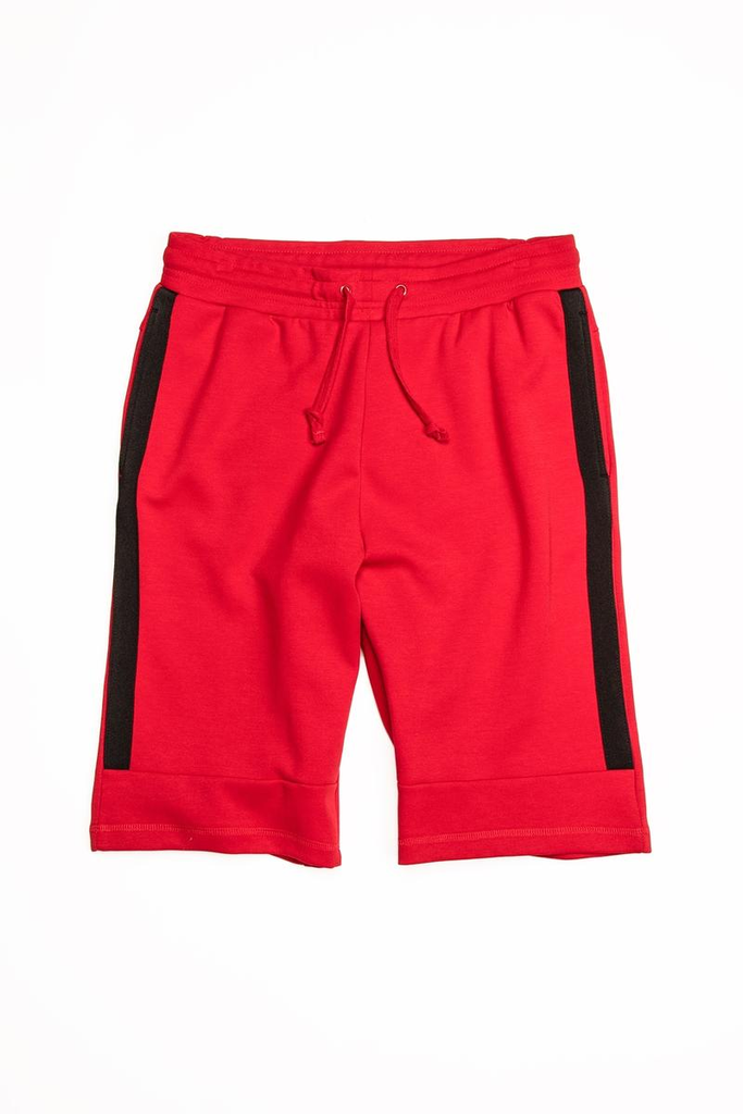 Men's City Lab Red/Black Performance Fleece Shorts