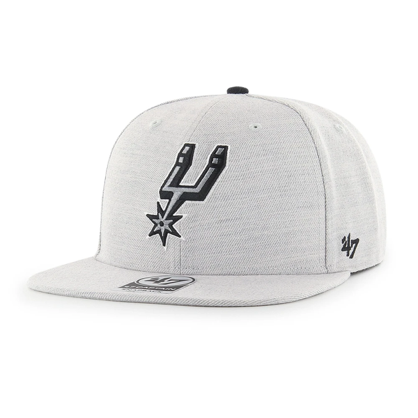 Men's 47 Brand Gray NBA San Antonio Spurs Boreland Snapback - OSFA