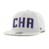47 Brand Gray/Teal NBA Charlotte Hornets City Edition Snapback - OSFA