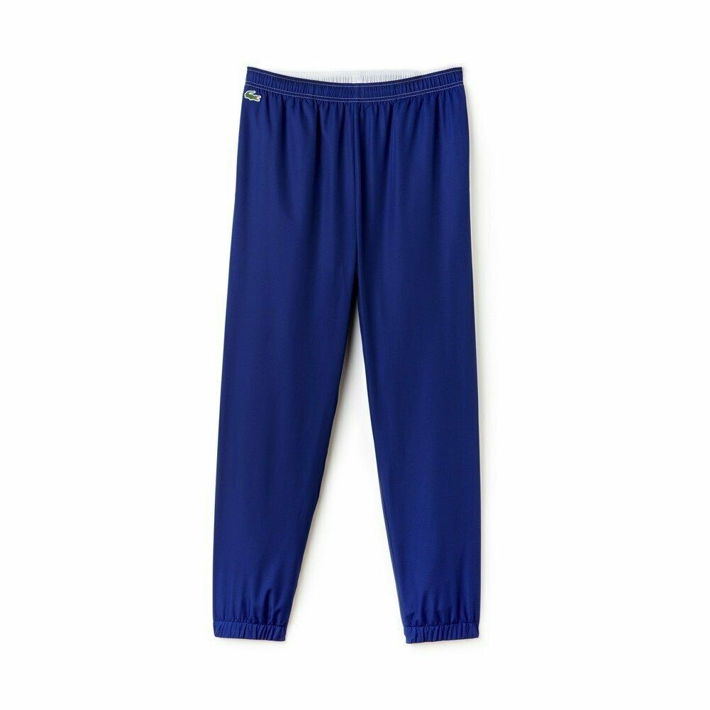 Lacoste elasticated-waist trousers - Blue