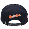 Pro Standard Black Baltimore Orioles Retro 2001 World Series Logo Snapback Hat - OSFA