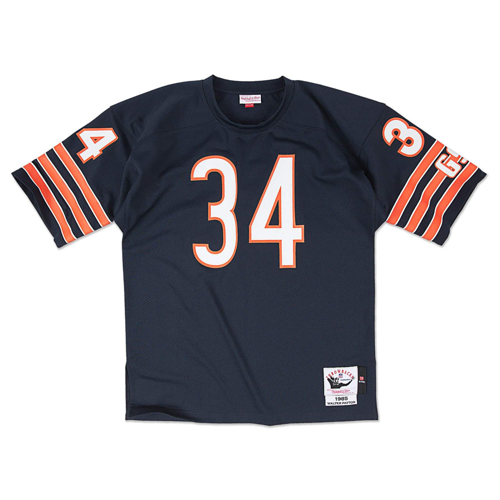 Men's Mitchell & Ness Navy NFL Chicago Bears Walter Payton #34 1985 Legacy Jersey