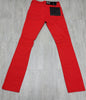 Makobi Red Rochester Coded Shredded Jeans