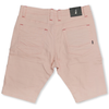Men's Makobi Pink Avlaki Shredded Twill Shorts