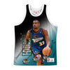 Mitchell & Ness White NBA Detroit Pistons Grant Hill Behind The Back Tank