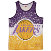 Mitchell & Ness Light Gold NBA Los Angeles Lakers Jumbotron Mesh Tank