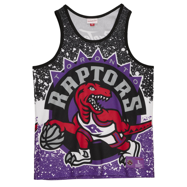 Mitchell & Ness Purple NBA Toronto Raptors Jumbotron Mesh Tank