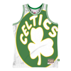 Mitchell & Ness White NBA Boston Celtics Big Face 2.0 Blownout Jersey