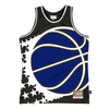 Mitchell & Ness Black NBA Orlando Magic Big Face 2.0 Blownout Jersey