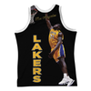 Mitchell & Ness Black NBA Los Angeles Lakers Shaquille O'Neal Sublimated Player Tank