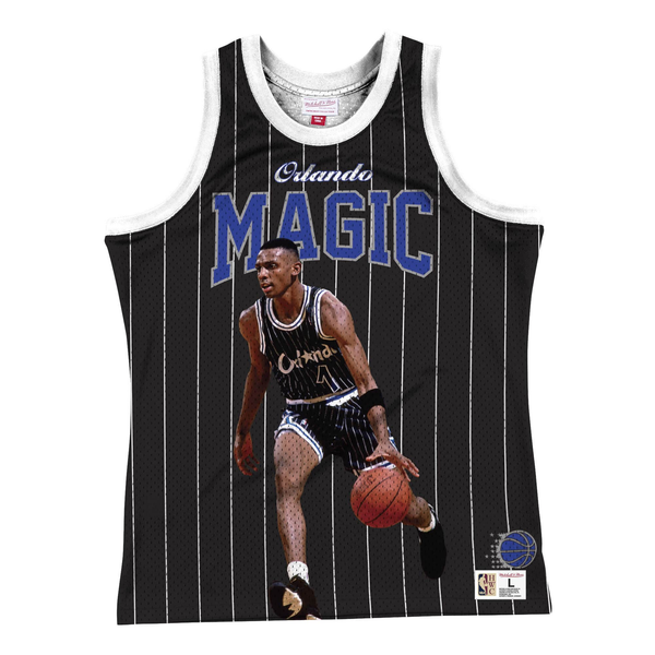 Mitchell & Ness Black NBA Orlando Magic Penny Hardaway Sublimated Player Tank