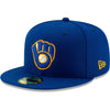 New Era 59Fifty Milwaukee Brewers Authentic Collection On Field Game Fitted