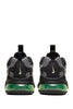 Grade School Nike Air Max 270 React Black/Black/Dark Grey/Barely Volt