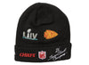 Men's New Era Black Kansas City Chiefs 2x Super Bowl Champions Knit Hat (60185290) - OSFM
