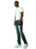 Men's Platform 100 Bahama Blue Slim Stretch Jean