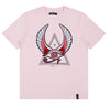 Men's Roku Studios Pale Pink Flying Eye Pyramid T-Shirt