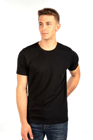 Men's City Lab Black Stretch Fit Crewneck T-Shirt