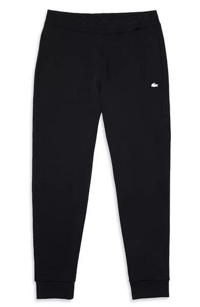 Lacoste Black Cotton Blend Jogging Pants
