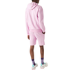 Men's Lacoste Pink Kangaroo Pocket Fleece Hoodie Sweatshirt