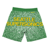 Mitchell & Ness Kelly Green NBA Seattle Supersonics Jumbotron Shorts