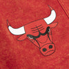Mitchell & Ness Red NBA Chicago Bulls Quintessential Acid Wash Shorts
