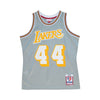 Mitchell & Ness Silver NBA L. A. Lakers Jerry West 1971-72 75th Swingman Jersey