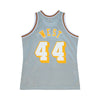 Mitchell & Ness Silver NBA L. A. Lakers Jerry West 1971-72 75th Swingman Jersey