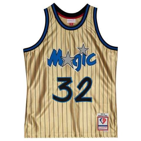 Mitchell & Ness Gold Orlando Magic Shaquille O'Neal 1993-94 75th Swingman Jersey