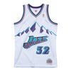 Mitchell & Ness White NBA Utah Jazz 1996-97 Karl Malone Swingman Jersey
