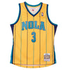 Mitchell & Ness Gold NBA New Orleans Hornets Chris Paul 2010-11 Swingman Jersey