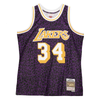 Mitchell & Ness Purple NBA Los Angeles Lakers Shaquille O'Neal 96-97 Wild Life Swingman Jersey