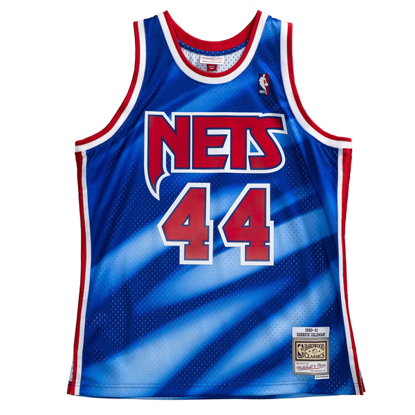 Mitchell & Ness Blue NBA New Jersey Nets Derrick Coleman 90-91 Swingman Jersey