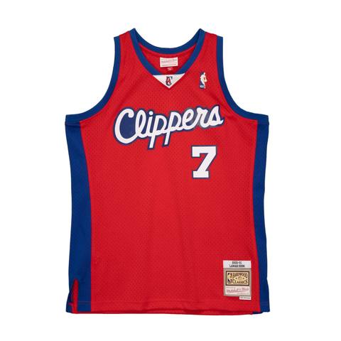 Mitchell & Ness Scarlet NBA Los Angeles Clippers Lamar Odom 2000-01 Swingman Jersey