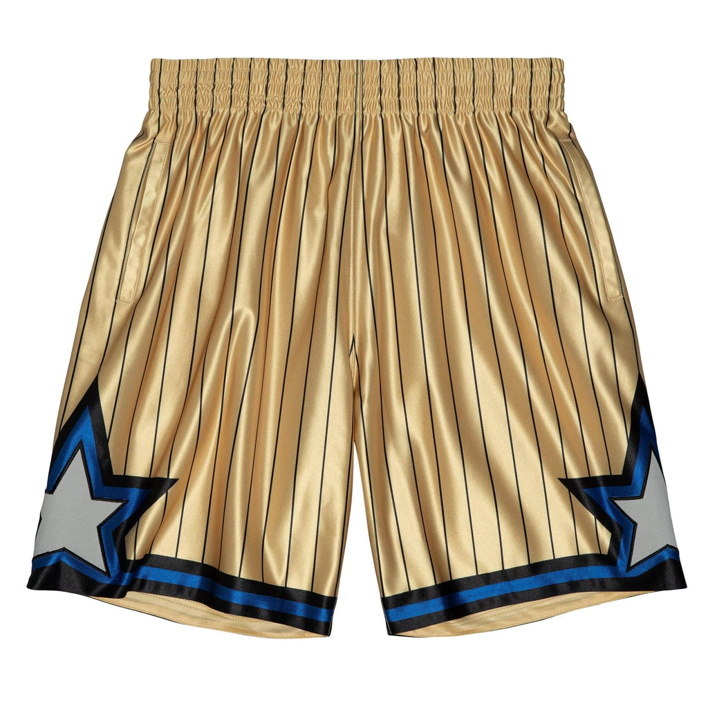 Mitchell & Ness Gold NBA Orlando Magic 1993-94 75th Anniversary Swingman Shorts