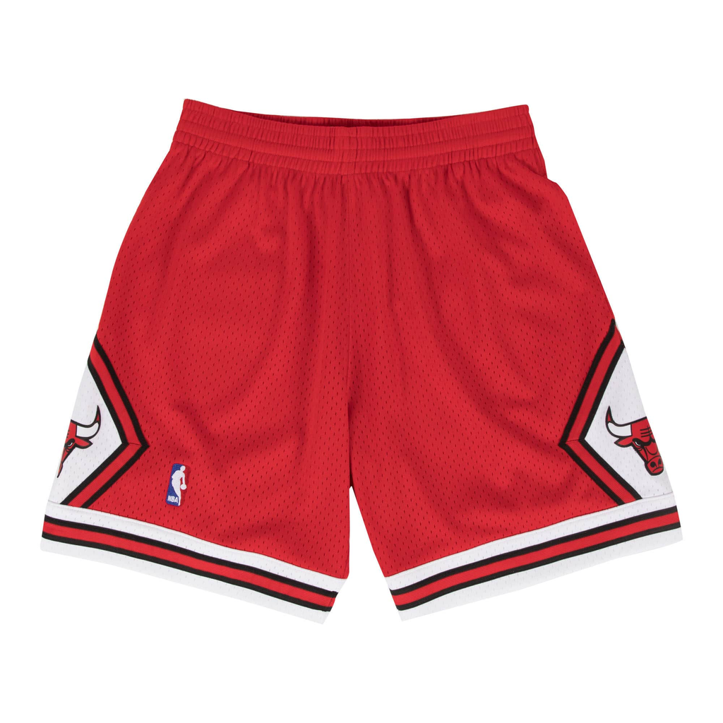 Mitchell & Ness Scarlet NBA Chicago Bulls 1997-98 Road Swingman Shorts