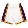 Men's Mitchell & Ness Wht NBA Los Angeles Lakers 1984-85 Reload Swingman Shorts