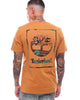 Timberland Wheat YC SS Back Box Camo Print T-Shirt
