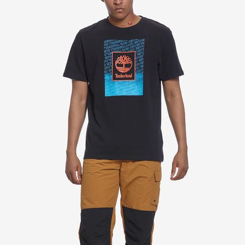 Men's Timberland Black Outdoor Archive Short Sleeve Graphic T-Shirt