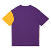 Men's Mitchell & Ness Yellow NBA Los Angeles Lakers Play By Play 2.0 S/S T-Shirt