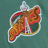 Mitchell & Ness Green NBA Seattle Supersonics Play By Play 2.0 S/S T-Shirt