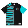 Men's Mitchell & Ness Black NBA Vancouver Grizzlies Play By Play 2.0 S/S T-Shirt