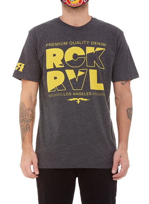 Rock Revival Heather Black Short Sleeve T-Shirt