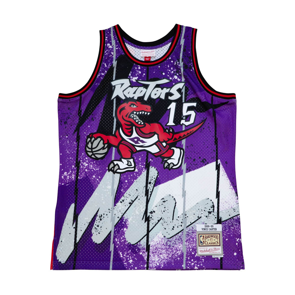 Mitchell & Ness Purple Toronto Raptors Vince Carter 1998-99 Hyper Hoops Jersey
