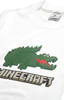 Men's Lacoste White Lacoste x Minecraft T-Shirt