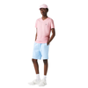 Men's Lacoste Pink Short Sleeve Pima Cotton V-Neck Jersey T-Shirt