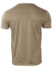 Men's Lacoste Brown Short Sleeve Pima Cotton V-Neck Jersey T-Shirt