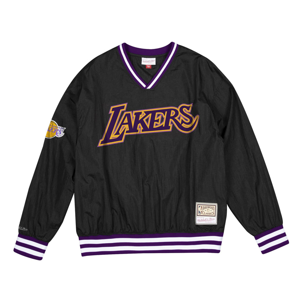 Mitchell & Ness Black NBA Los Angeles Lakers Neon World Pullover