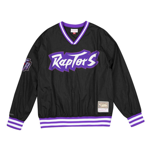 Mitchell & Ness Black NBA Toronto Raptors Neon New World Pullover