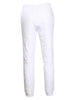 Men's Lacoste White Tapered Fit Fleece Trackpants